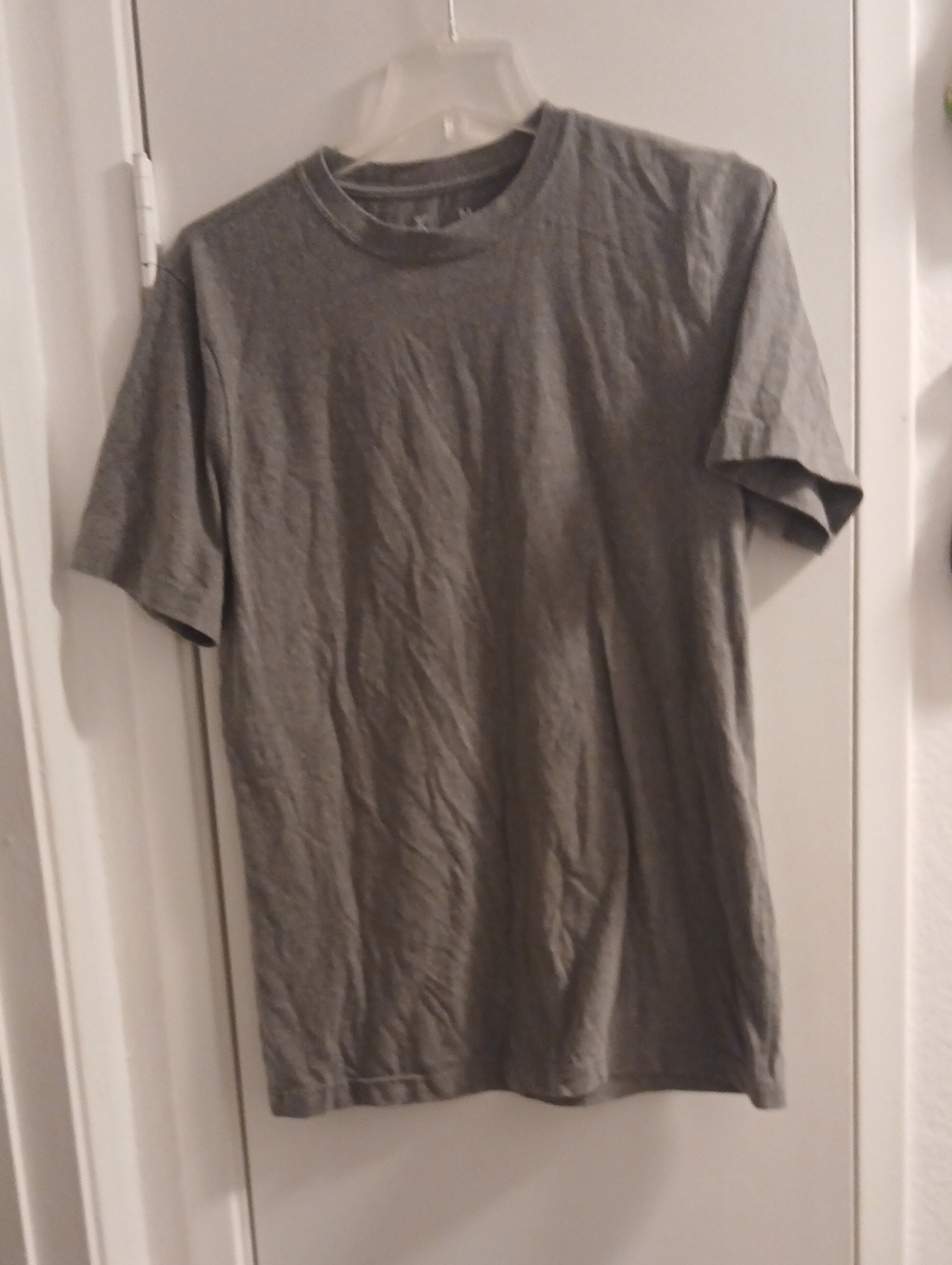 Xersion Quick Dry Men's Short Sleeve Crewneck T-Shirt - Gray Medium